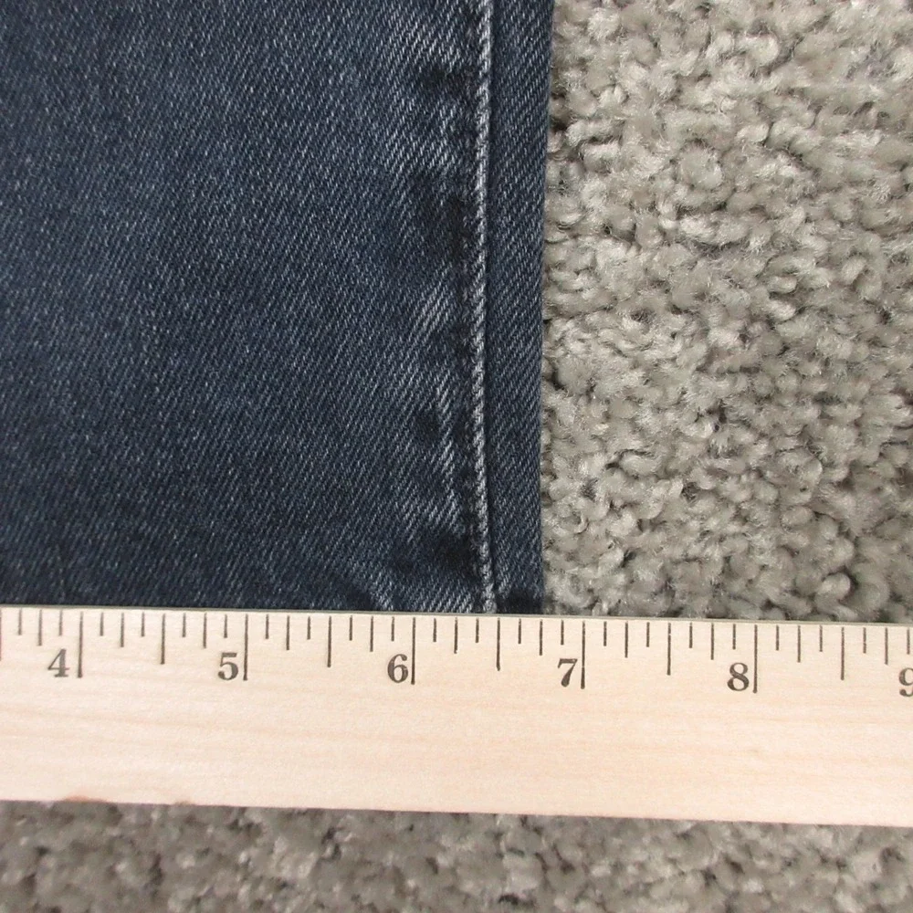 Levis Jeans Mens 33x30 Blue 511‎ Slim Straight Faded Whiskering Flex Denim Pants